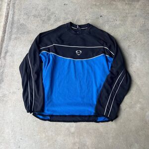Nike Center Swoosh Mens L y2k warm up long sleeve